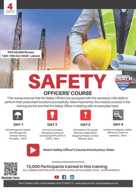 Accreditation for Safety Officer Training Course in Singapore