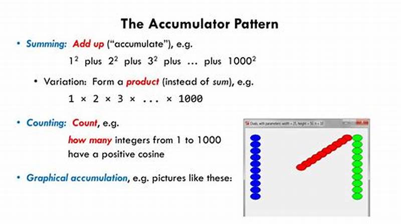 Accumulation Pattern Python