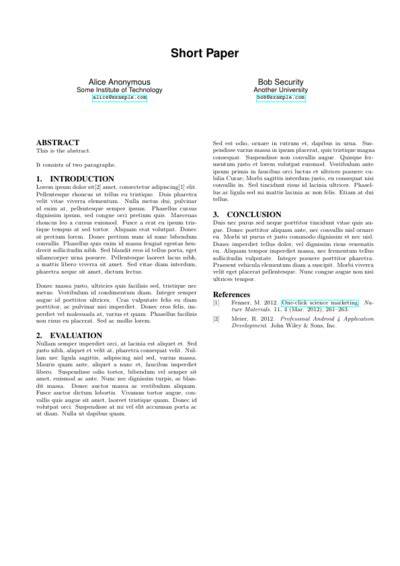 Acm Primary Article Templates And Publication Workflow