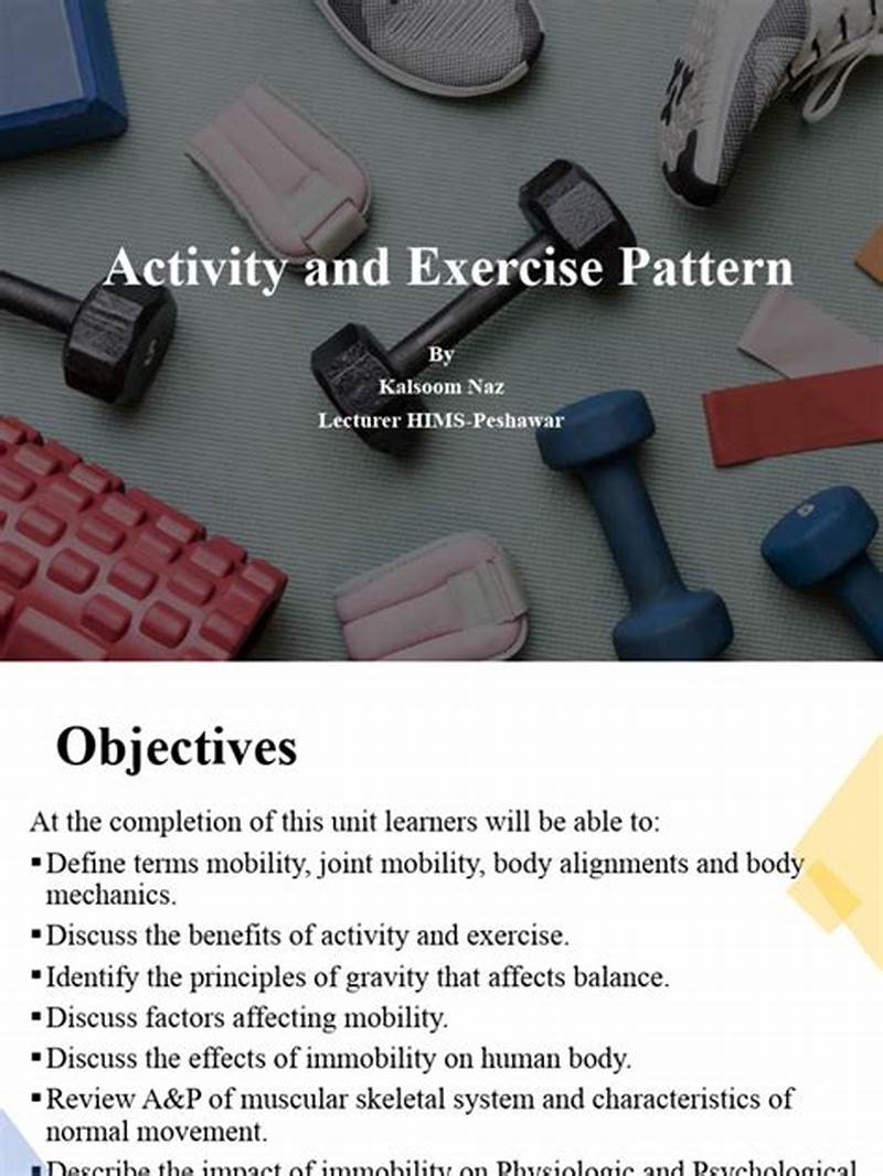 Activity Exercise Pattern