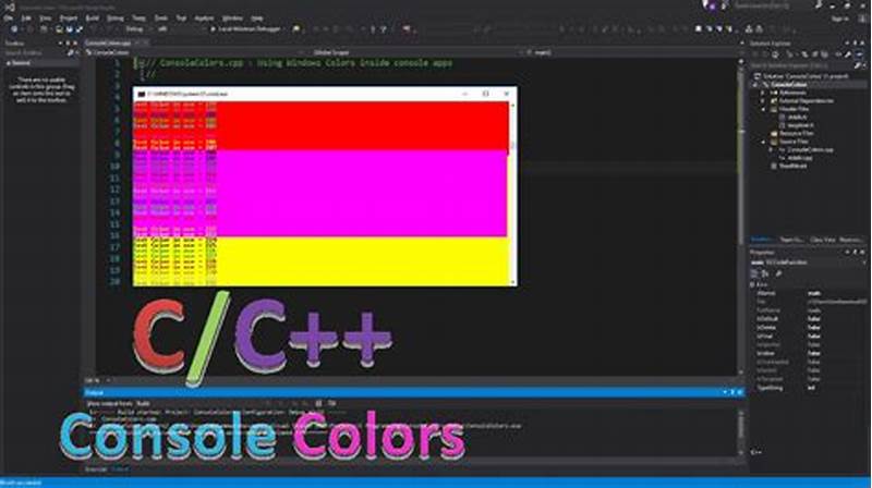 Add Coloring To Console Text C