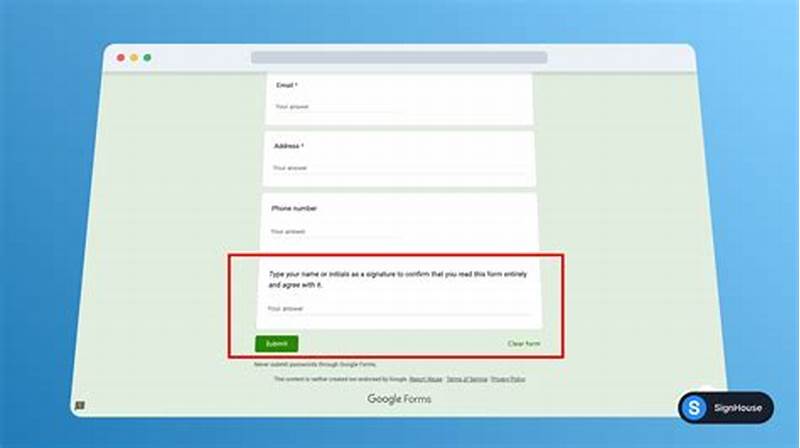 Add Signature Box To Google Form