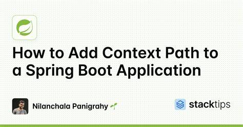 Add context path to Spring Boot application