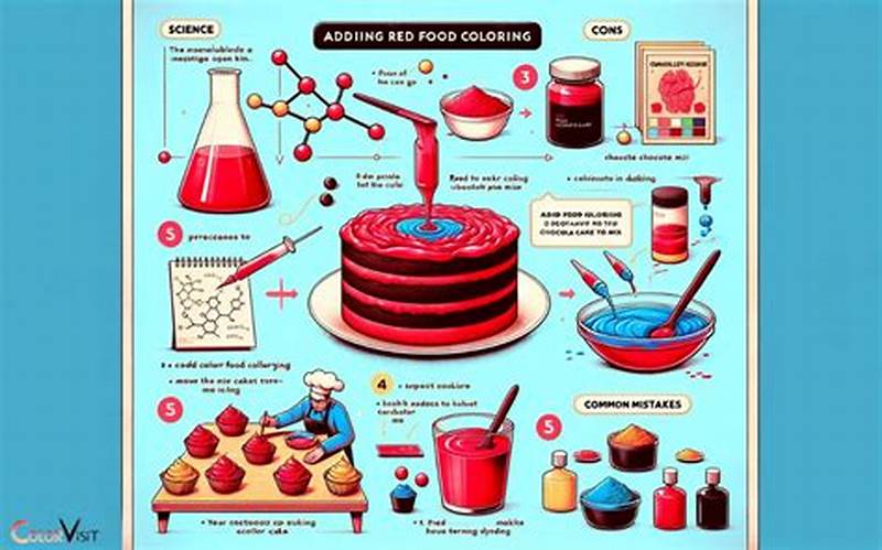 Adding Red Food Coloring To Cake Mix
