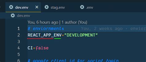 Adding an env file to a React project duplicate