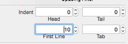 Adding spacepadding to a UILabel