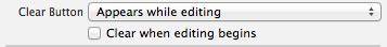 Adding the Clear Button to an iPhone UITextField