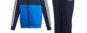 Adidas Blue and Black Tracksuit