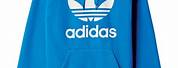 Adidas Blue and Gray Hoodie