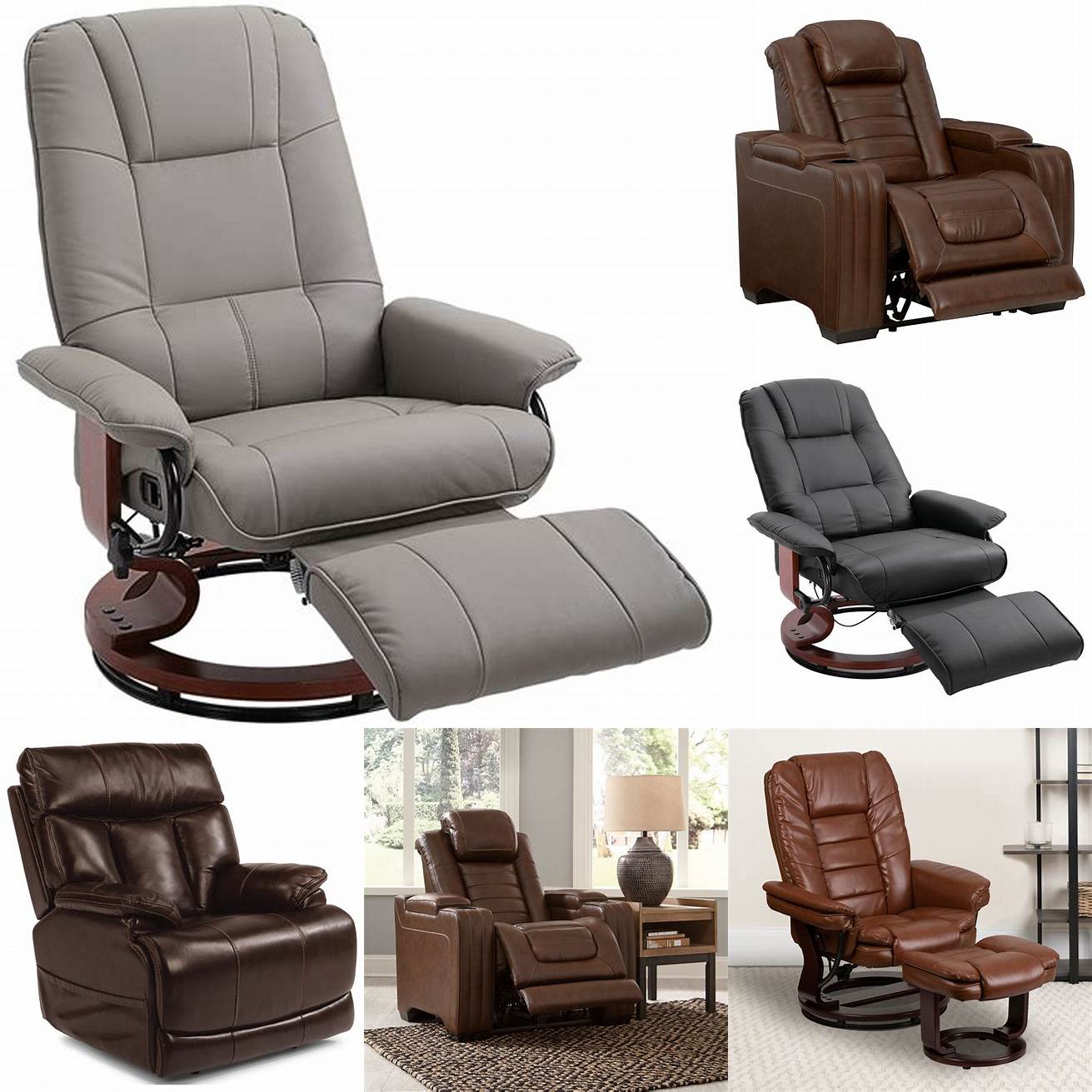 Adjustable chairs and recliners