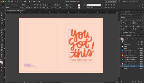 Adobe Indesign Greeting Card Template
