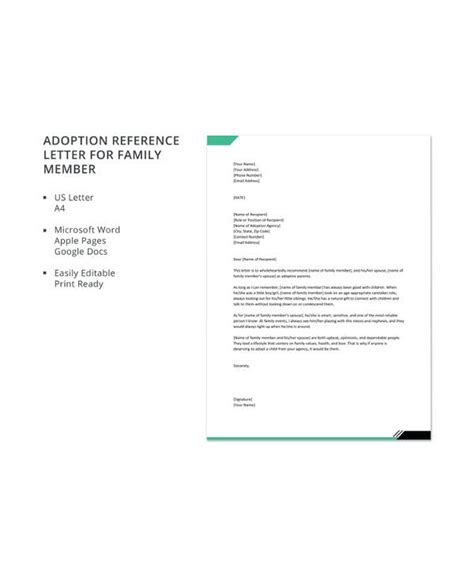 Adoption Letter Template