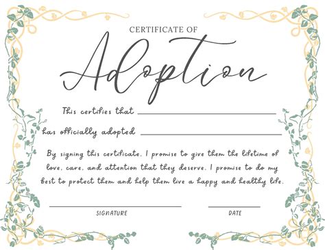 Adoption Printable
