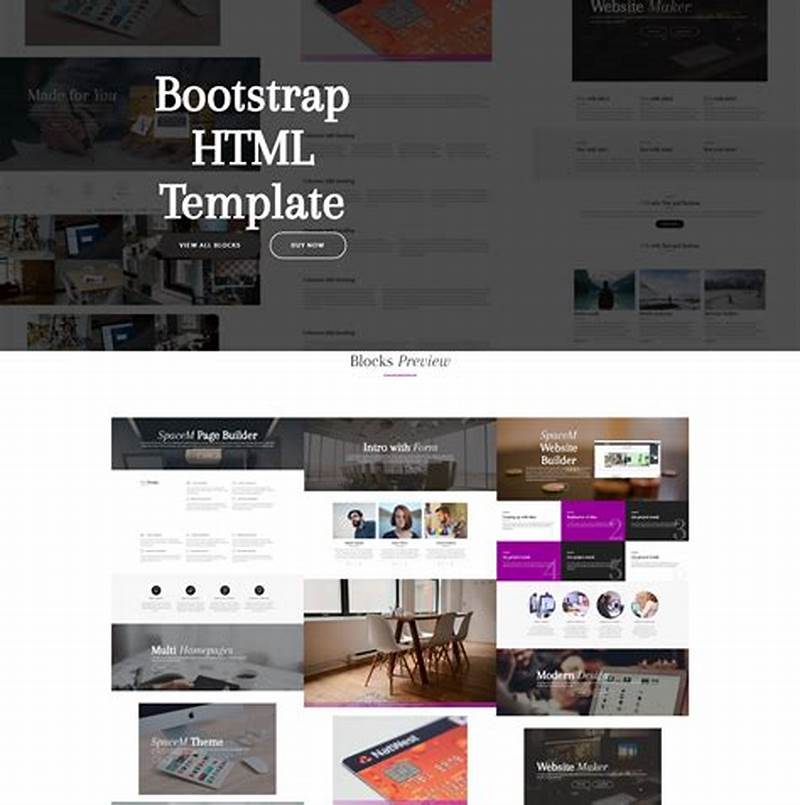 Advanced Bootstrap Template Tech