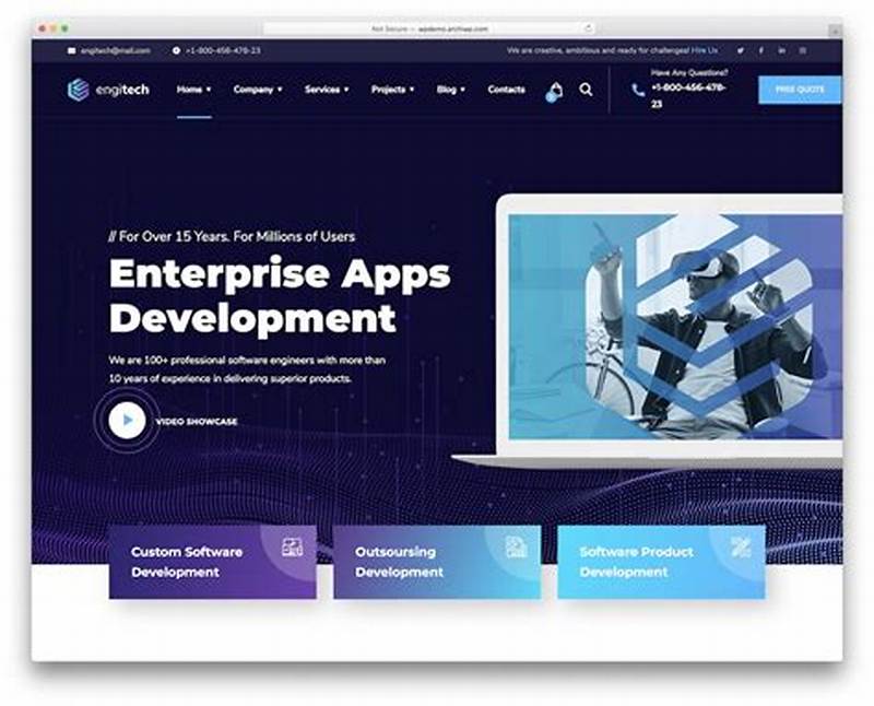 Advanced Tech Bootstrap Template Download