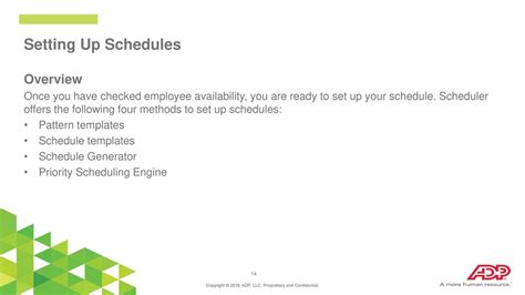 Advantages Of Using Templates For Repeating Schedules