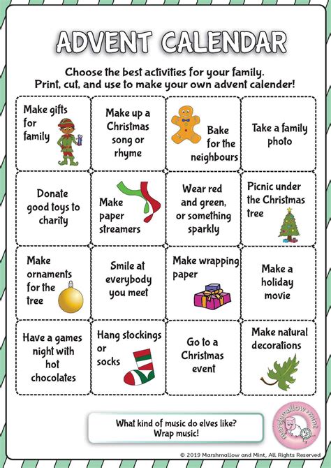 Advent Printables Free