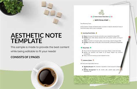 Aesthetic Note Templates