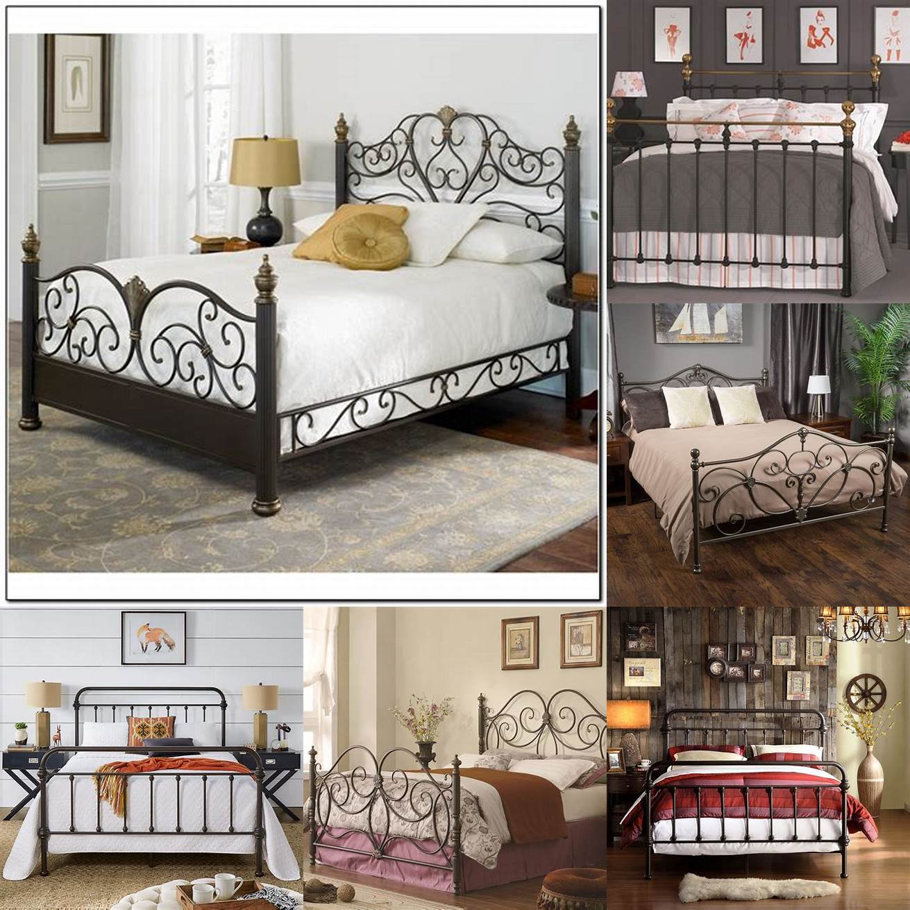 Aesthetics Iron bed frames have a timeless and elegant look that can add sophistication to any bedroom