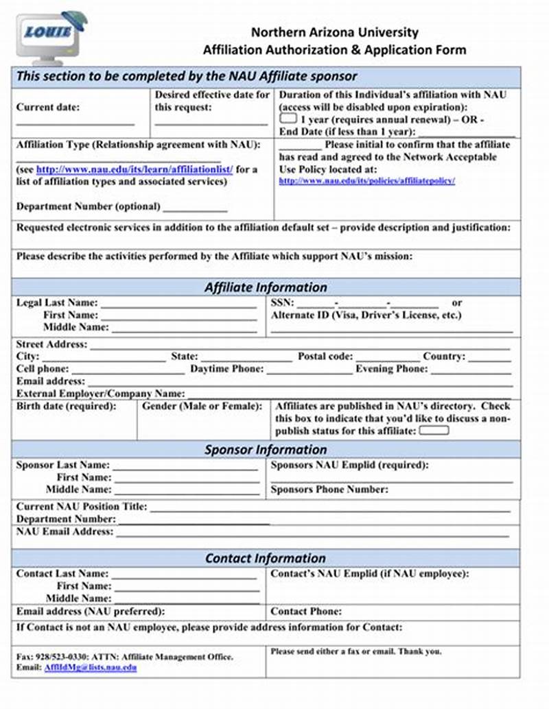 Affiliation Meaning In Application Form Example
