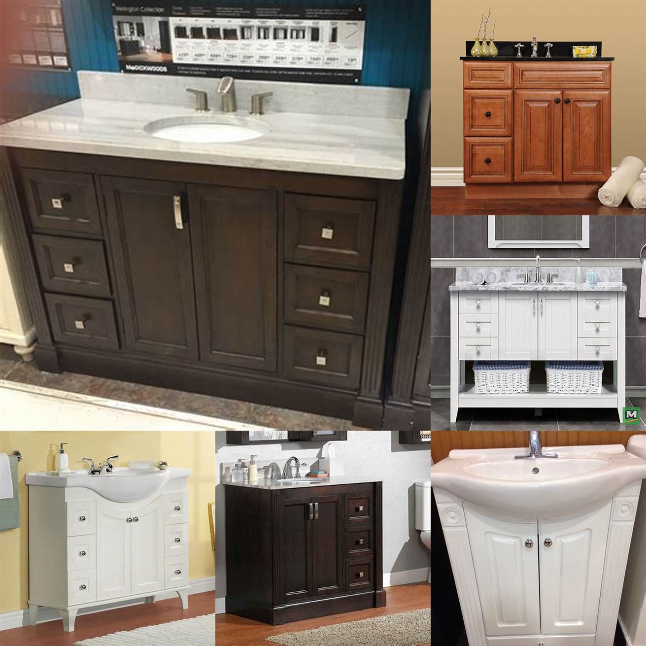 Affordable prices Menards vanities are reasonably priced making them an excellent choice for budget-conscious homeowners