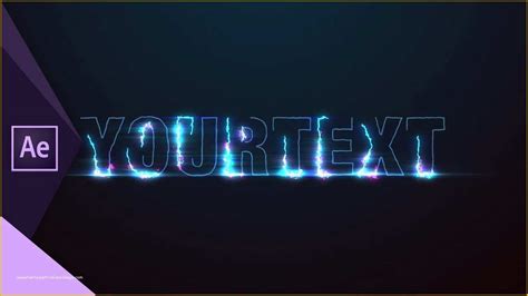 After Effects Templates Text