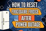 After Power Outage Refrigerator