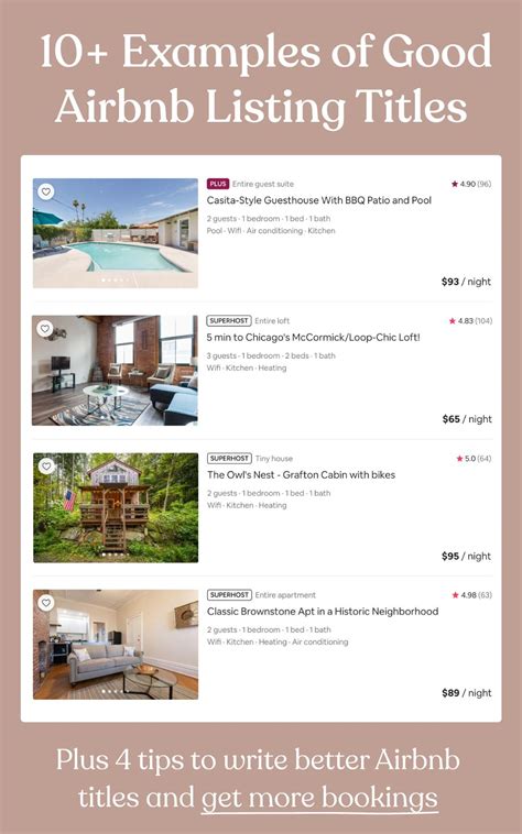 Airbnb Listing Information