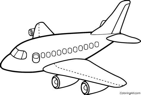 Airplane Coloring Pages Free Printable
