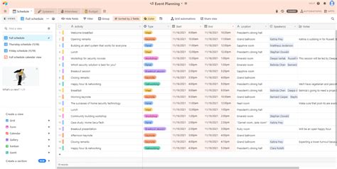 Airtable Event Planning Template