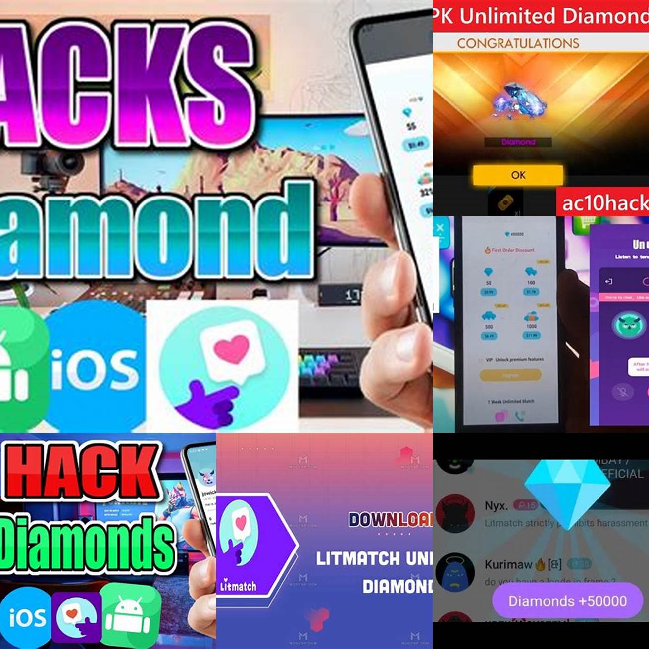 Akses gratis ke fitur premium Selain berlian tak terbatas Litmatch Mod Apk Unlimited Diamond juga memberikan akses gratis ke fitur premium di aplikasi Litmatch