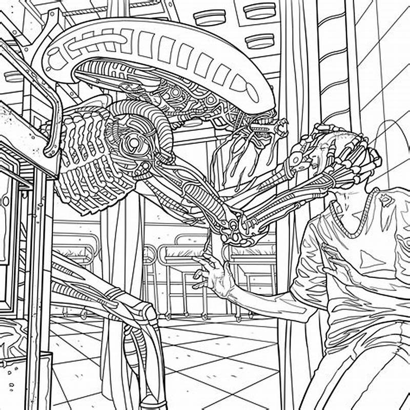 Alien Movie Coloring Page