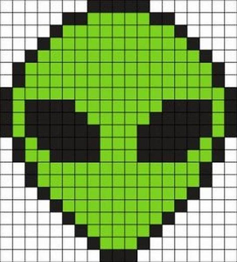 Alien Perler Pattern
