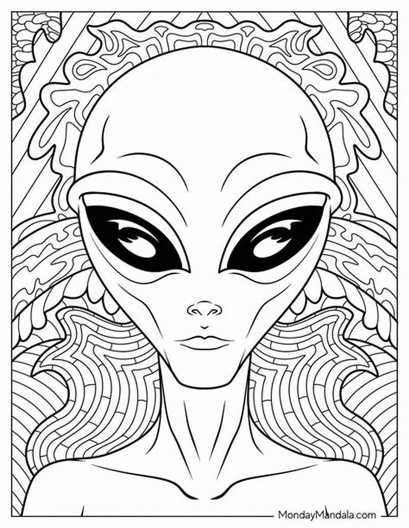 Alien The Coloring Book For All