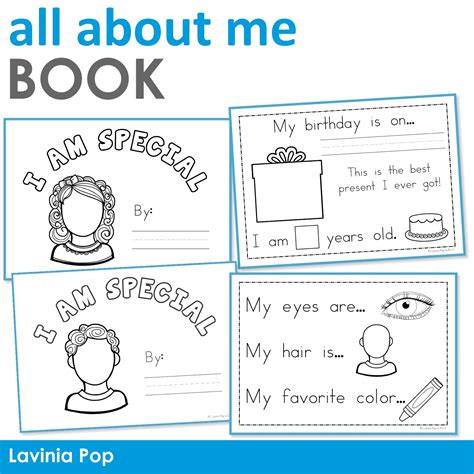 All About Me Free Printable Book