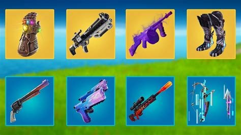 All Mythic Battle Royale Weapons in Fortnite