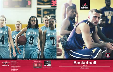 Alleson Basketball Catalog