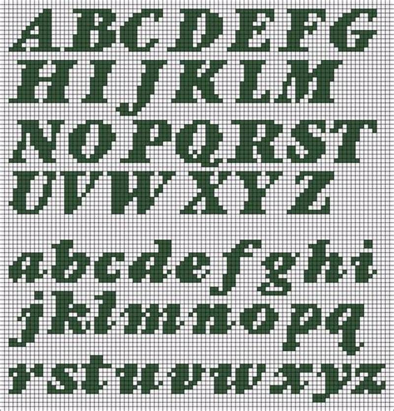 Alphabet Alpha Pattern