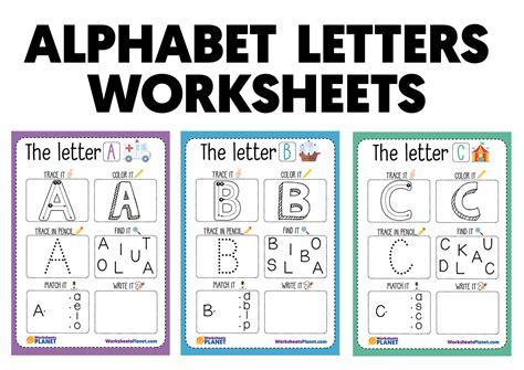 Alphabet Worksheets Printable Free