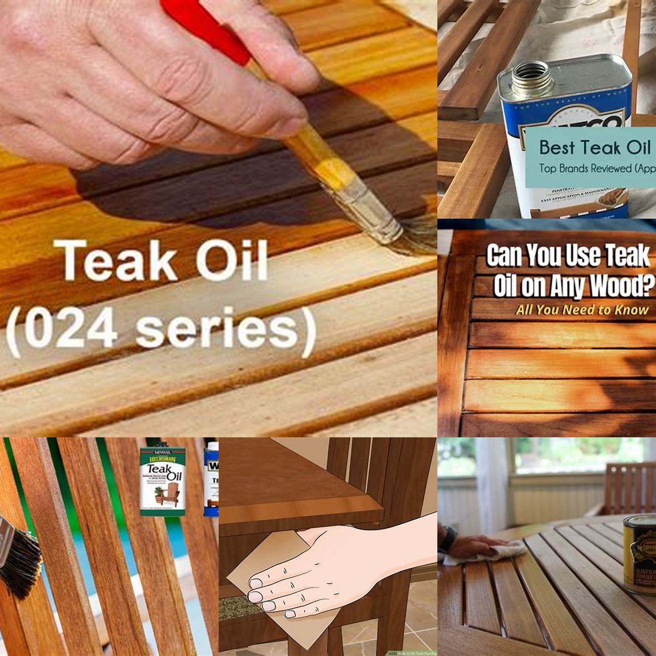 Always read the instructions carefully before using teak oil
