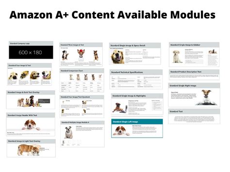 Amazon A+ Content Templates