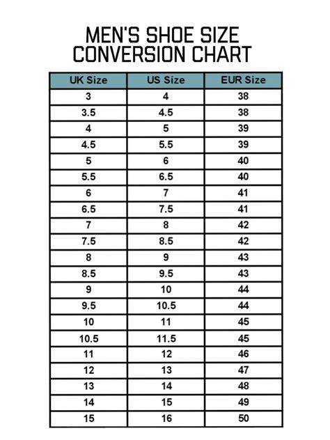 Amazon Men's Shoes Size Chart