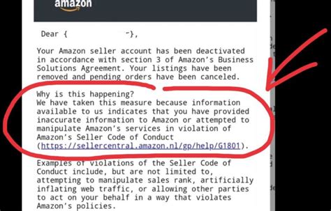 Amazon Section 3 Appeal Template
