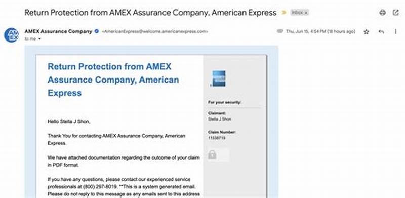 Amex Return Protection File Claim