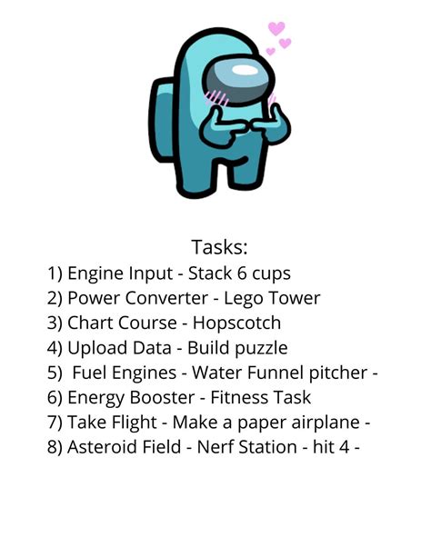 Among Us Activities Printable