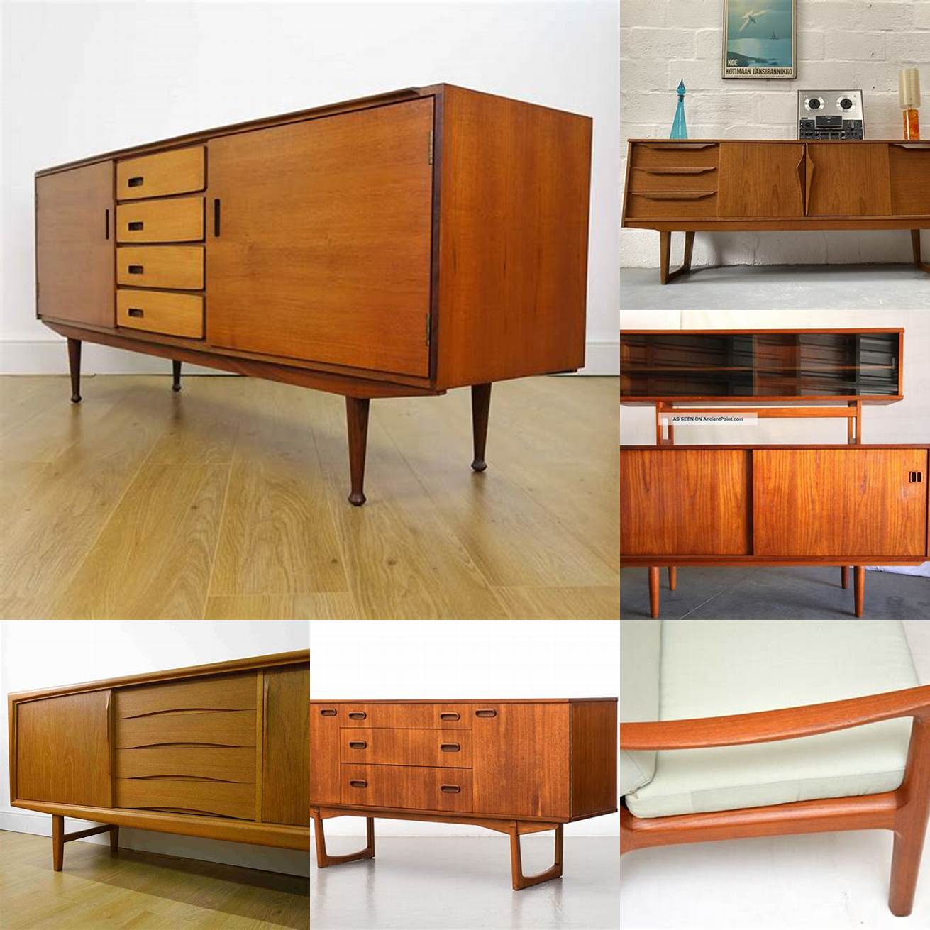 An example of a 1960s teak furniture piece