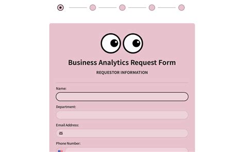 Analytics Request Template