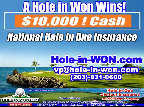 Analyzing policy coverage when purchasing hole in one insurance