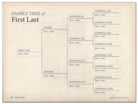 Ancestry Family Tree Template