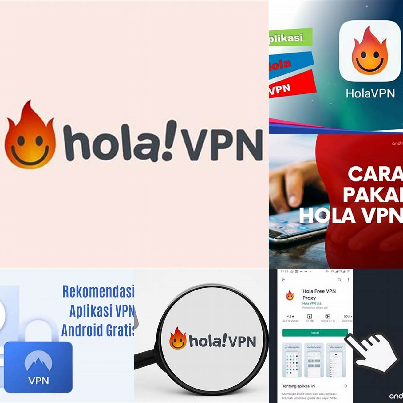 Anda siap menggunakan Hola VPN